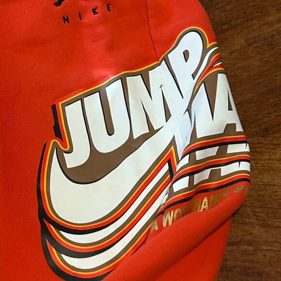 Nike Jordan Jumpman Joggers Mens XXL Red NBA Champs Core Fleece Heavy Weight - Picture 7 of 14